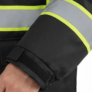 Chaqueta de Trabajo Reflectante de Alta Visibilidad para Hombre con Capucha, Chaqueta de Trabajo para Uso en Construcción - Product Image 5