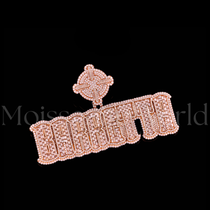 Pendentif Hip Hop en Moissanite de luxe, style Iced Out, de fournisseur indien, design personnalisé disponible à la vente - Product Image 2