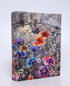 Handmade Floral Printed Vintage Journal Notebook Hardcover Diary with <b>Bookmark</b> Ribbon Custom Logo Botanical Flower Sketchbook - Product Image 4