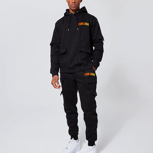 Sudadera con Capucha Personalizada con Logotipo, Transpirable, Talla Grande, Ropa Deportiva de Invierno para Hombre, Ligera, de Poliéster/Algodón, Color Personalizado - Product Image 1