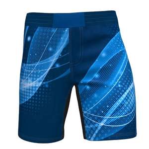 Pantalones Cortos de MMA de Alta Calidad, Cintura Elástica, Diseño Estampado, Transpirables, Impermeables, 100% Algodón, Tela de Lona, Hechos en Pakistán, OEM - Product Image 1