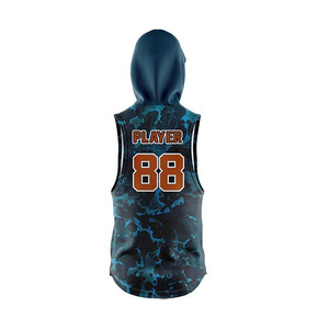 Hooded <b>Compression</b> 7v7 Custom Flag Football Jerseys Fully Sublimated Team Uniforms <b>Men</b> Women Breathable Lightweight 7on7 Uniform - Product Image 2