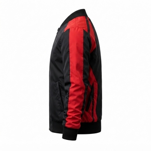 New 2026 Hot Selling Men's High Street <b>Waterproof</b> Bomber Jackets with Stand Collar Winter OEM Service Custom Size - Product Image 4