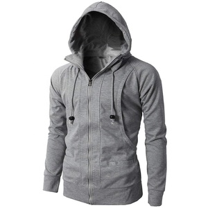Sweat-shirt à capuche zippé texturé noir pour homme, manches longues, décontracté - Product Image 5