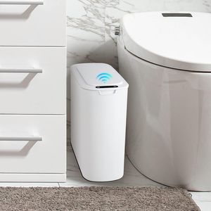 Cestino per Rifiuti da Bagno Intelligente da 2,6 Galloni con Coperchio Senza Contatto - Product Image 1