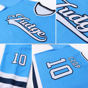 Camiseta de hockey sobre hielo Poliéster de alta calidad Diseño personalizado Sublimado \ Cada nombre y número en su camiseta de hockey sobre hielo - Product Image 5