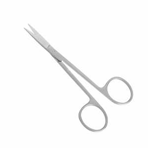 Ciseaux Iris Knapp 4,5 pouces à pointe droite et aiguisée, en acier inoxydable, instrument chirurgical certifié CE Classe I, garantie de 2 ans - Product Image 3