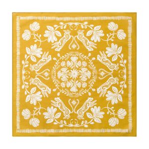 Bandana carré personnalisé en coton respirant 100% coton, 55*55cm, imprimé par sublimation, design ethnique, vente en gros - Product Image 1
