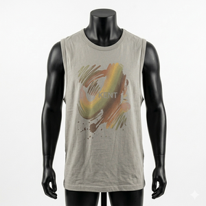 Hot Selling Breathable Casual 100% Cotton <b>Tank</b> <b>Top</b> Screen Printed Sleeveless Gym Streetwear for Men Women OEM ODM Wholesale - Product Image 2