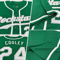 Maillot de baseball unisexe personnalisé 100 % polyester, imprimé par sublimation, col en V, manches courtes, coupe ajustée, uniforme adulte, antibactérien, personnalisable