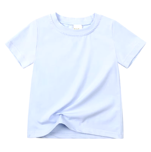 T-shirt décontracté pour homme 2026, couleur unie, en polyester/coton, grande taille, pour l'été, en tissu tricoté, séchage rapide, respirant, coupe ample - Product Image 3
