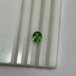 Pierre précieuse naturelle de tsavorite grenat, taille ovale, verte, 8x10mm, 2.21CT, qualité excellente, non traitée, provenance Tanzanie, pierre brute pour bijoux - Product Image 6