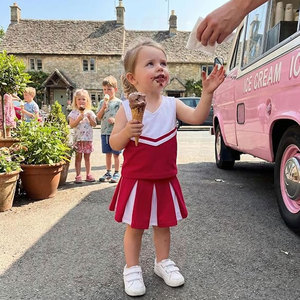 Custom Cheerleading Uniforms Premium Quality Sportswear Performance Cheer College Cheerleader Dress Baby Cheerleader Dress Girls - Product Image 5