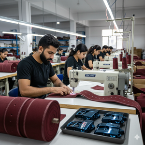 Cinturón de cuero Rexfit Sports para entrenamiento de fuerza, levantamiento de pesas y powerlifting durante el entrenamiento en el gimnasio. - Product Image 6