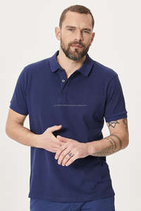 Camisetas Polo de algodón y poliéster transpirable de alta calidad, camisetas polo Lisas para hombre con logotipo personalizado, camiseta polo impresa para hombre - Product Image 5