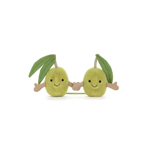 Plush Avocado <b>Toy</b> With Green Leaf <b>Soft</b> <b>Stuffed</b> Animal For Kids 0 to 24 Months Unisex - Product Image 4