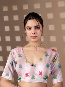 Tela de Chifón con Estampado Floral, Poliéster Tejido, Material para Vestidos, Textil Teñido Liso para Bodas Indias y Pakistaníes, Graduaciones, Diwali - Product Image 2