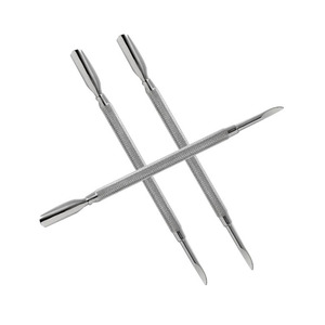 Empujador de Cutículas de Doble Punta de Acero Inoxidable de Alta Calidad con Acabado Pulido, Herramienta de Manicura Profesional Reutilizable - Product Image 2