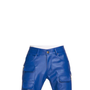 Pantalones de Cuero para Hombre, Clásicos, a la Moda, Ajustados, para Motociclismo, Casuales, para Exteriores, Duraderos y Cómodos - Product Image 6