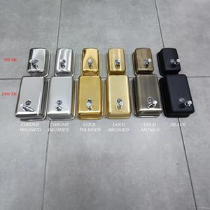Dispensador de Jabón de Metal con Acabado Dorado de Estilo Único, Elegante Accesorio para Baño, Ideal para Uso en Hogar, Hotel, Spa y Habitaciones - Product Image 4