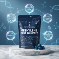Fabrication sur mesure de gommes au bleu de méthylène, marque privée, fabrication sous contrat OEM