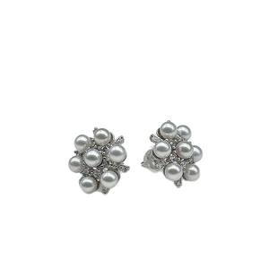Zhuji Natural Freshwater Pearl <b>Stud</b> <b>Earrings</b> Snowflake Style Aurora Transparent Round AK S925 Silver <b>Fine</b> Jewelry - Product Image 5