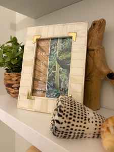 Marco de Fotos de Resina con Incrustaciones de Hueso, Diseño Superior, Decoración de Pared, Marco de Fotos de Sobremesa - Product Image 2