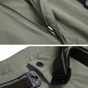 Pantalones de senderismo de alto rendimiento, material resistente al agua con tela elástica para actividades de trekking, montañismo y camping. - Product Image 4
