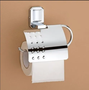 Paquete de 4 Portarrollos de Papel Higiénico Autoadhesivos de Acero Inoxidable para Montar en la Pared del Baño - Product Image 3
