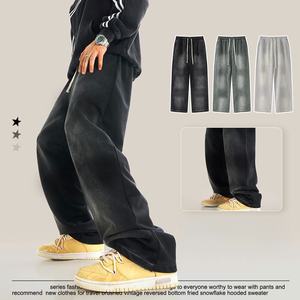 Pantalones Deportivos Nesta Sports para Hombre, Pantalones de Chándal de Algodón con Logotipo Personalizado, Pantalones Acampanados para Hombre - Product Image 2