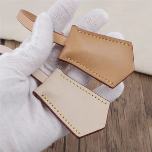 Étiquettes de voyage en cuir pleine fleur faites à la main, classiques, de luxe, résistantes à l'eau, avec rabat de confidentialité sécurisé LTG-0303 - Product Image 4