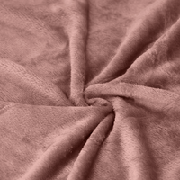 Couverture en velours doux pour lit, design tendance, quatre saisons, 100% polyester, couleur unie, tricotée, antibactérienne, ignifuge