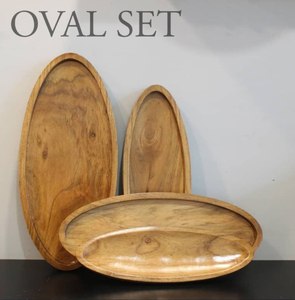 Bandeja de Madera Natural Estilo Rústico para Servir Desayuno, Exhibir Alimentos o Usar en Mesa de Centro, Bandejas de Almacenamiento de Fábrica al Mejor Precio - Product Image 3