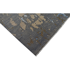 Modern Hand-Knotted Wool <b>Rug</b> Abstract Geometric <b>Grey</b> Blue Low Pile Shaggy Area Carpet for <b>Living</b> <b>Room</b> Bedroom Hotel Custom Size - Product Image 5