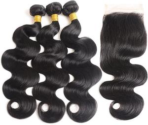 Extensions de cheveux humains Remy lisses à clipser, 100 % vierges, cuticules alignées, noirs naturels indiens, double épaisseur - Product Image 3