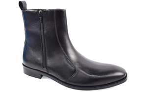 Botas de Tobillo para Hombre de Alta Calidad Personalizadas, con Punta Puntiaguda, con Cordones, de Cuero PU, Botas Chelsea y Desert, Clásicas, de Verano, Impermeables - Product Image 1