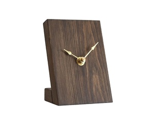 Rustic Wood <b>Desk</b> Clock Modern Home Decor Natural Wooden Timepiece <b>with</b> Simple Stylish Design Perfect for <b>Shelves</b> Offices new - Product Image 1