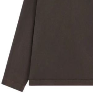 Camiseta de Manga Larga para Hombre, Color Marrón Lavado, Cuello Redondo, Algodón, Estilo Casual, Urbano, Vintage, Suave - Product Image 3