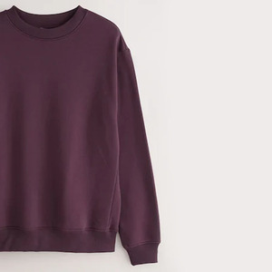 เสื้อสเวตเชิ้ตพรีเมียม ผ้าฝ้ายฟลีซ 100% สวมใส่สบาย แขนยาว อุ่นสำหรับฤดูหนาว คอกลม ทรงพอดีตัว ระบายอากาศได้ดี เป็นมิตรต่อสิ่งแวดล้อม - Product Image 2