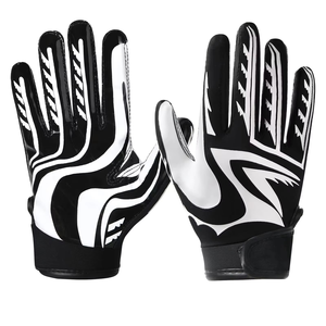Precision Fit American Football Gloves Ultra-<b>Sticky</b> Silicone Palm Custom Logo Professional Receiver Training Gear Factory Direct - Product Image 1