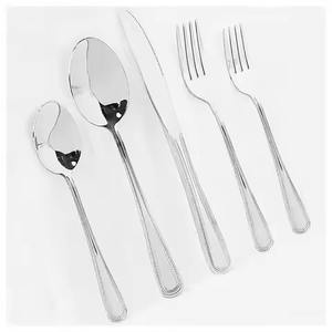 Juego de Cubiertos Clásico Ecológico de Acero Inoxidable para Bodas y Regreso a Clases, Cubertería Moderna de Lujo - Product Image 4