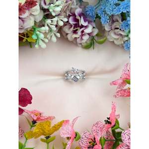 Indian Ethnic Artificial Jewellery Julie American Diamond Ring Adjustable Casual Style - Product Image 6