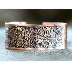 Rustic Finish Solid <b>Copper</b> Wrist Bracelet Adjustable Handmade Jewelry Unisex Wholesale Manufacturer Export Supply - Product Image 4