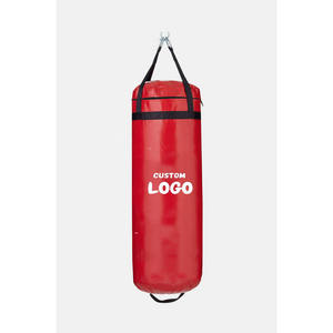 High Quality PU Leather Heavy Duty Durable Boxing Punching Bag with Custom Logo Men's Training Tool Filled with Sands - Product Image 1