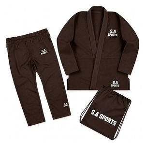 Uniforme de Grappling Color Chocolate, Aprobado por la IBJJF, Uniforme Deportivo Resistente, Directo de Fábrica, BJJ Gis - Product Image 1