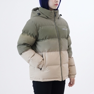 Chaqueta Acolchada Impermeable para Mujer, Abrigo de Invierno con Capucha, Diseño de Dos Tonos, Suministro Personalizado - Product Image 6