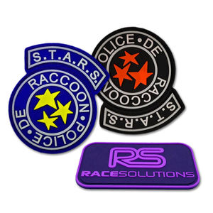 Custom Eco-Friendly PVC Rubber Logo <b>Patch</b> Manufacturer 3D Soft Rubber Labels <b>Sew</b>-<b>On</b> Embossed Clothing Bags Home Textiles Hats - Product Image 1
