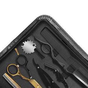 Ensemble professionnel de ciseaux de coiffure, peignes et ciseaux à effiler pour salon, lames en acier inoxydable 4Cr13, 28 dents, légers, pour droitiers - Product Image 3