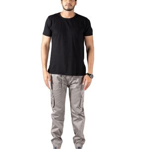 กางเกงคาร์โก้ผู้ชายจากโรงงานปากีสถาน ดีไซน์ใหม่ กระเป๋าหลายช่อง สีพื้นเรียบง่าย สไตล์ลำลอง รับผลิตแบบ OEM - Product Image 3