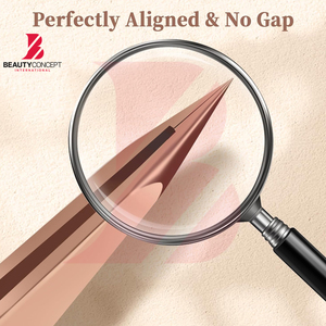 Pince à épiler de précision à pointe fine de qualité supérieure, en acier inoxydable, pour extensions de cils - Product Image 4